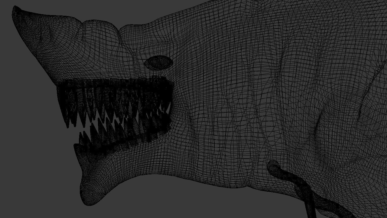 Leviathan Improved 3D Model Textured Sculpted and Rigged 3D model_8