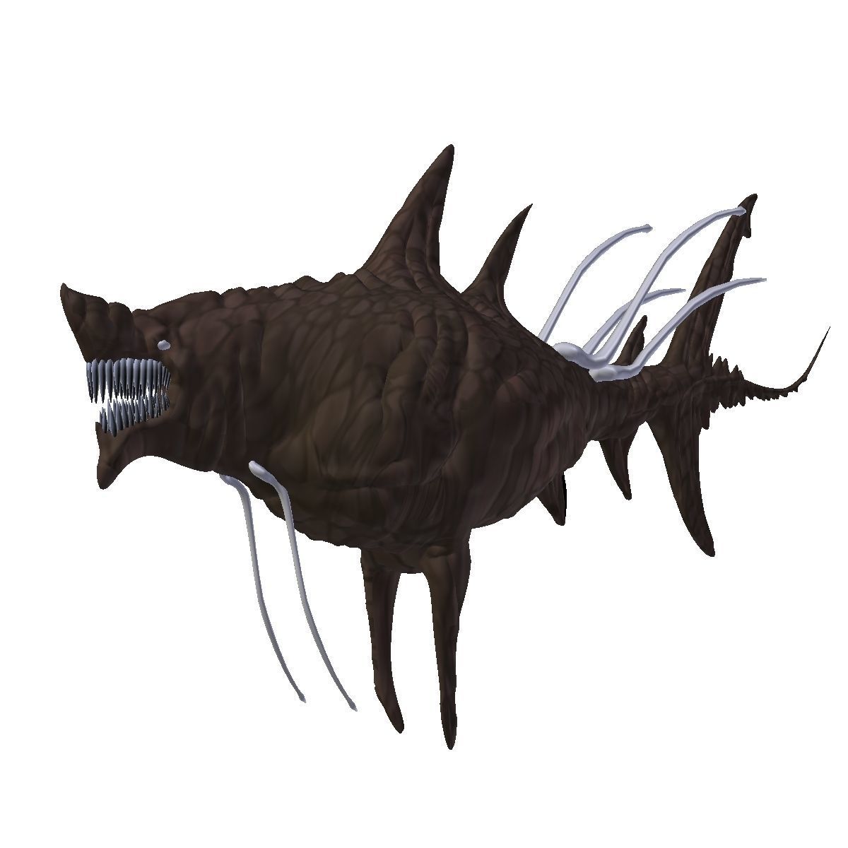 Leviathan Improved 3D Model Textured Sculpted and Rigged 3D model_6