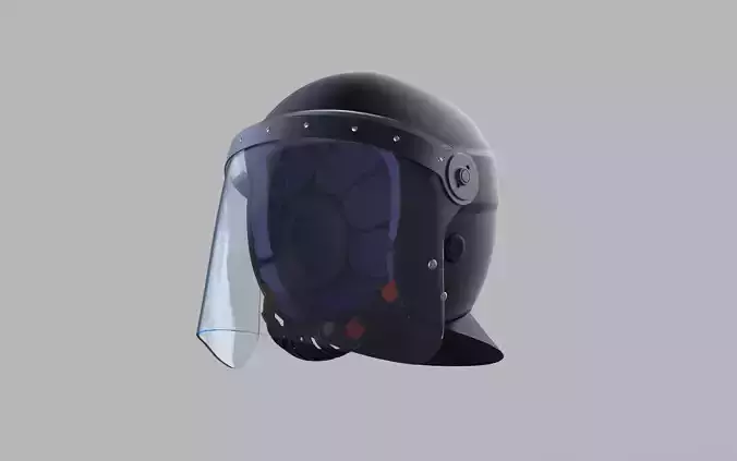 Police protection helmet