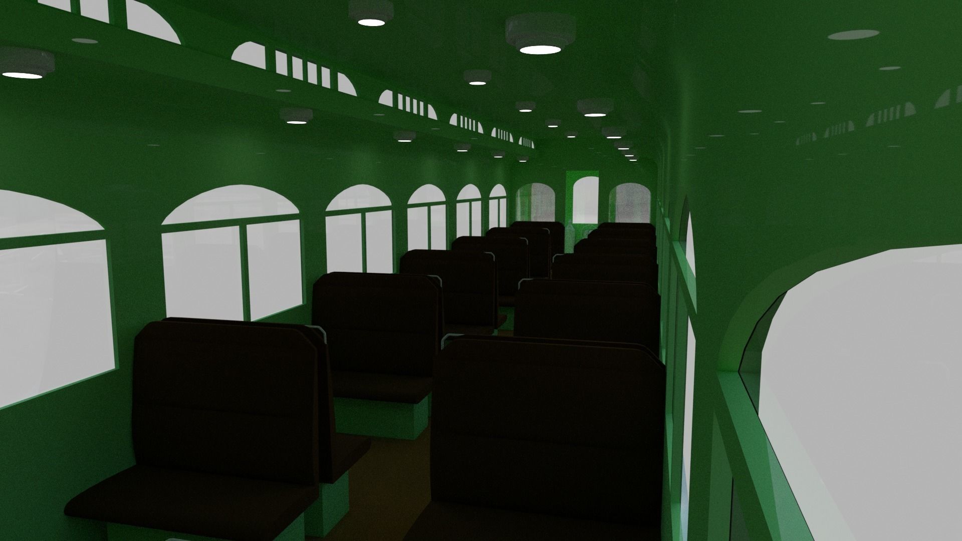 Historical tram 3D model_13