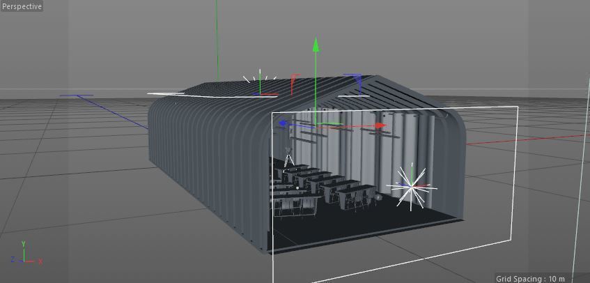 3D Stage conference events and theater 3D model_3