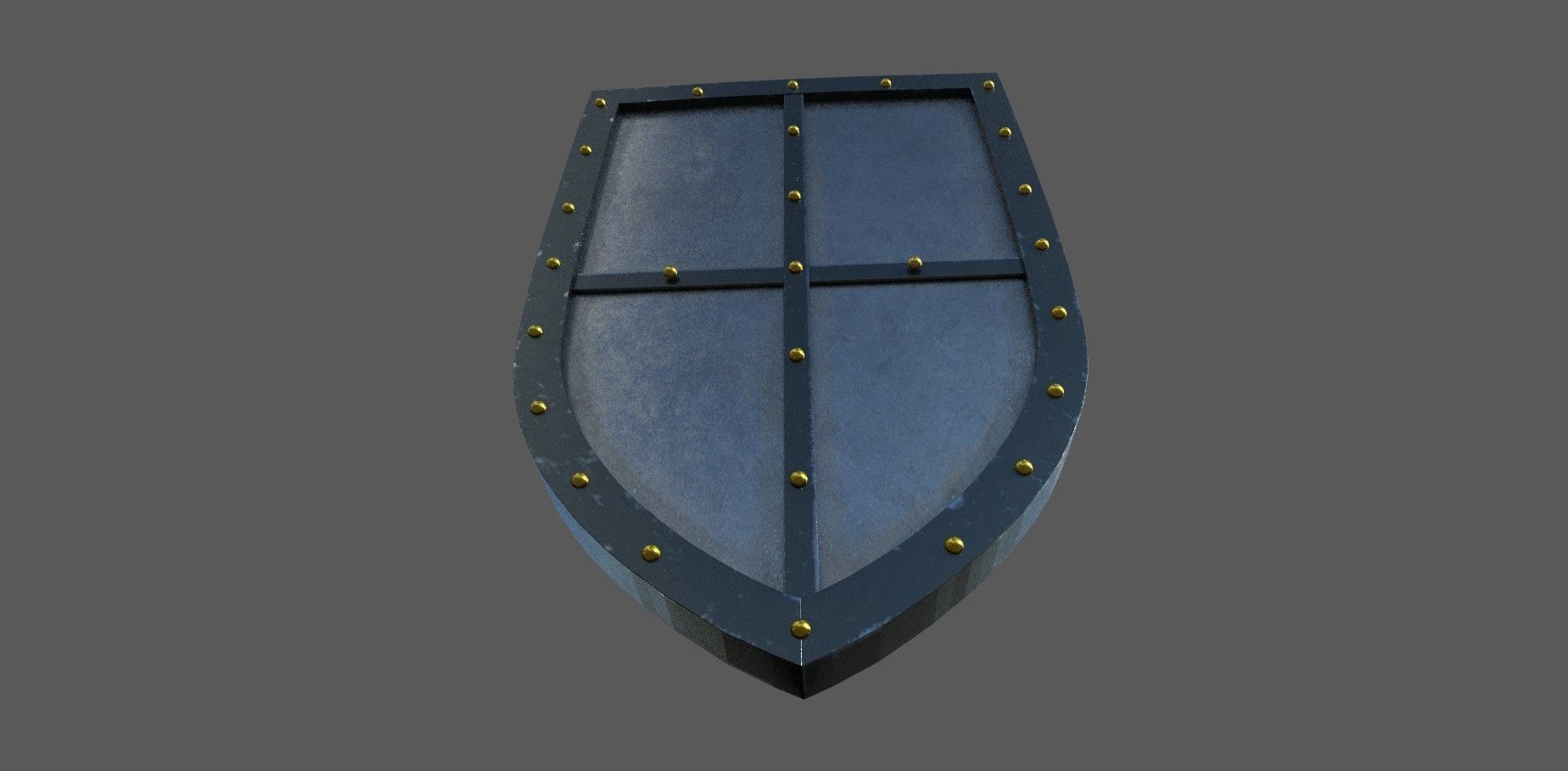 shields pack Low-poly 3D model Low-poly 3D model_11