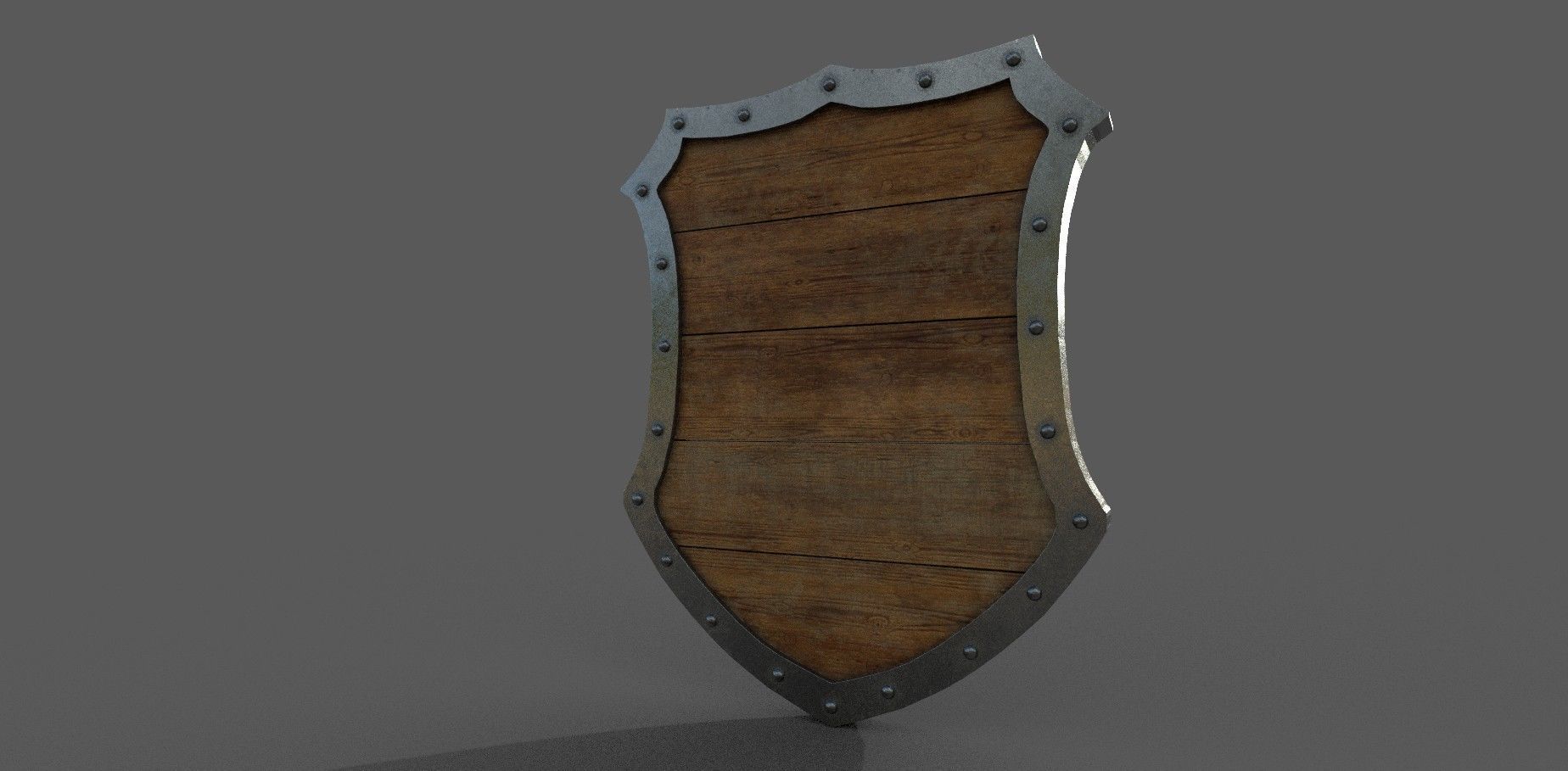 shields pack Low-poly 3D model Low-poly 3D model_29