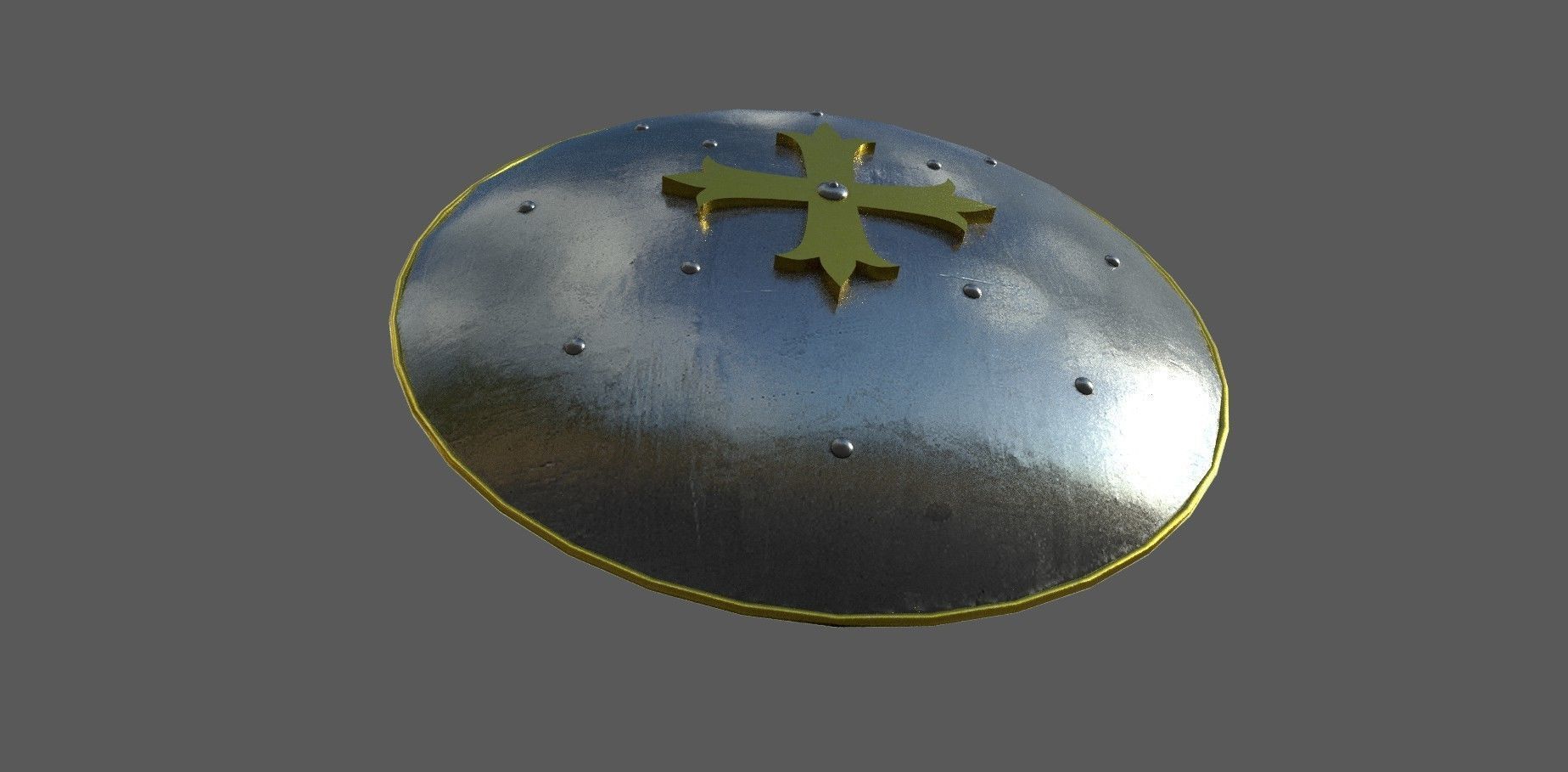 shields pack Low-poly 3D model Low-poly 3D model_3