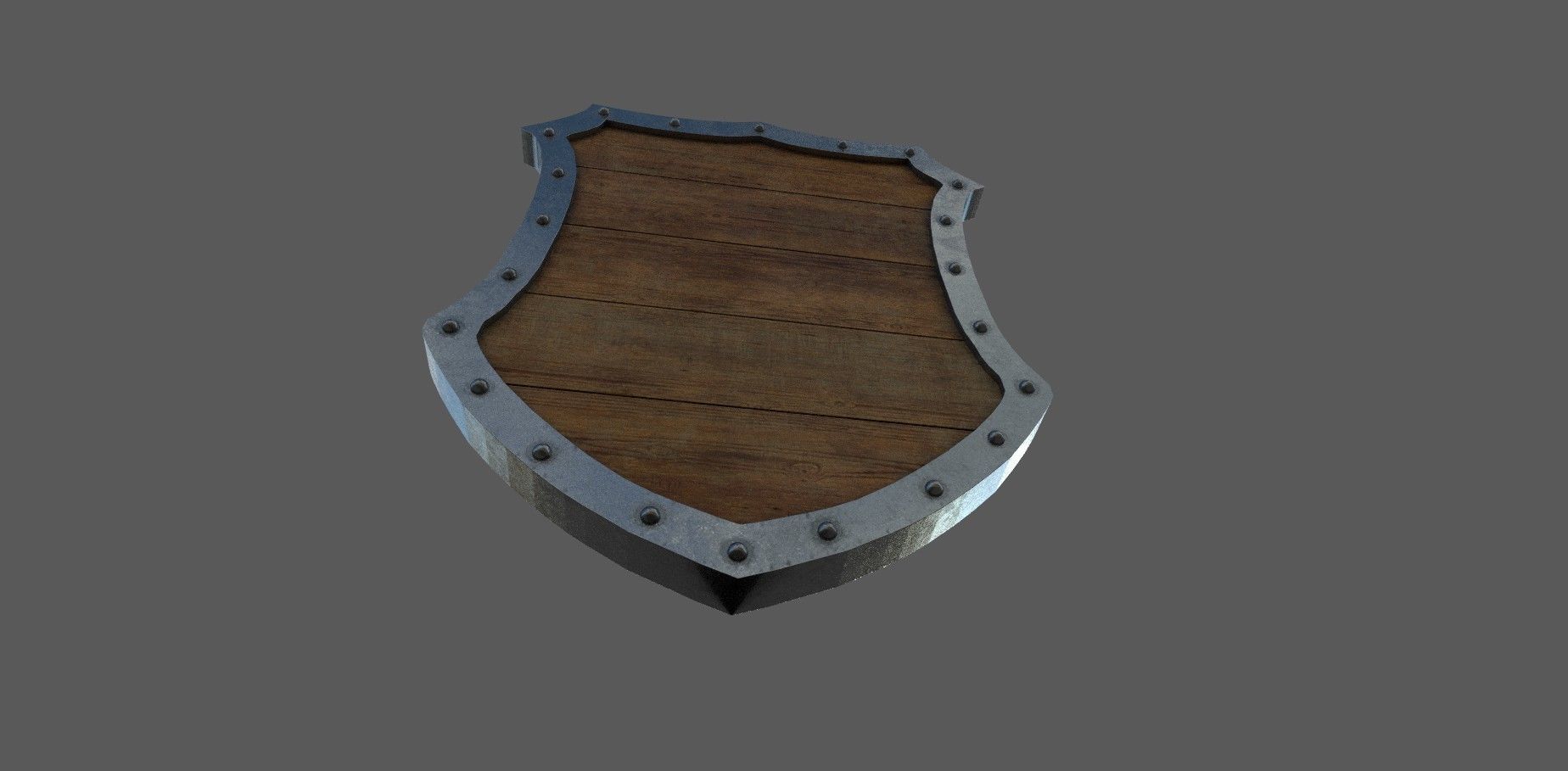 shields pack Low-poly 3D model Low-poly 3D model_32
