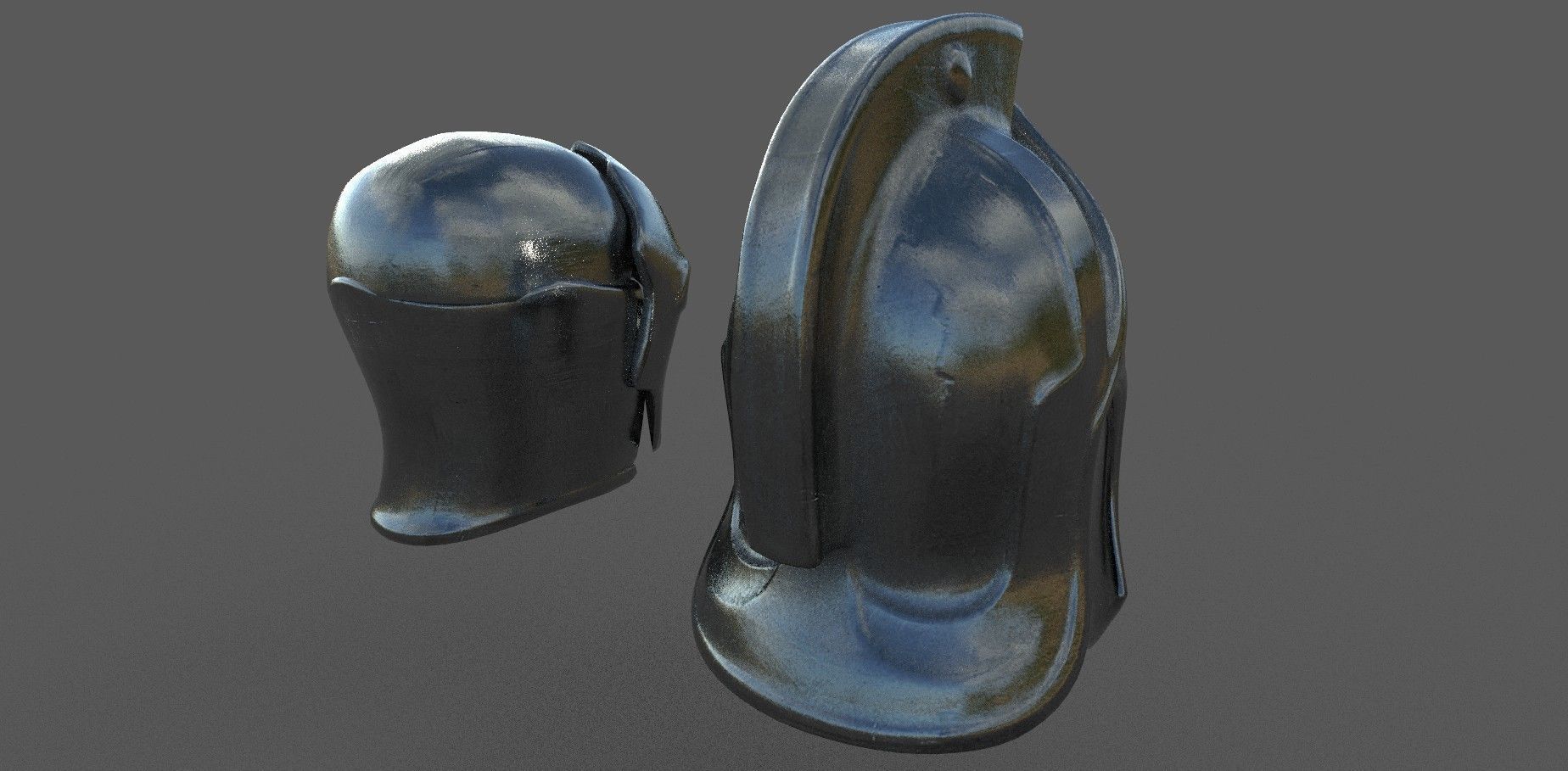 shields pack Low-poly 3D model Low-poly 3D model_21