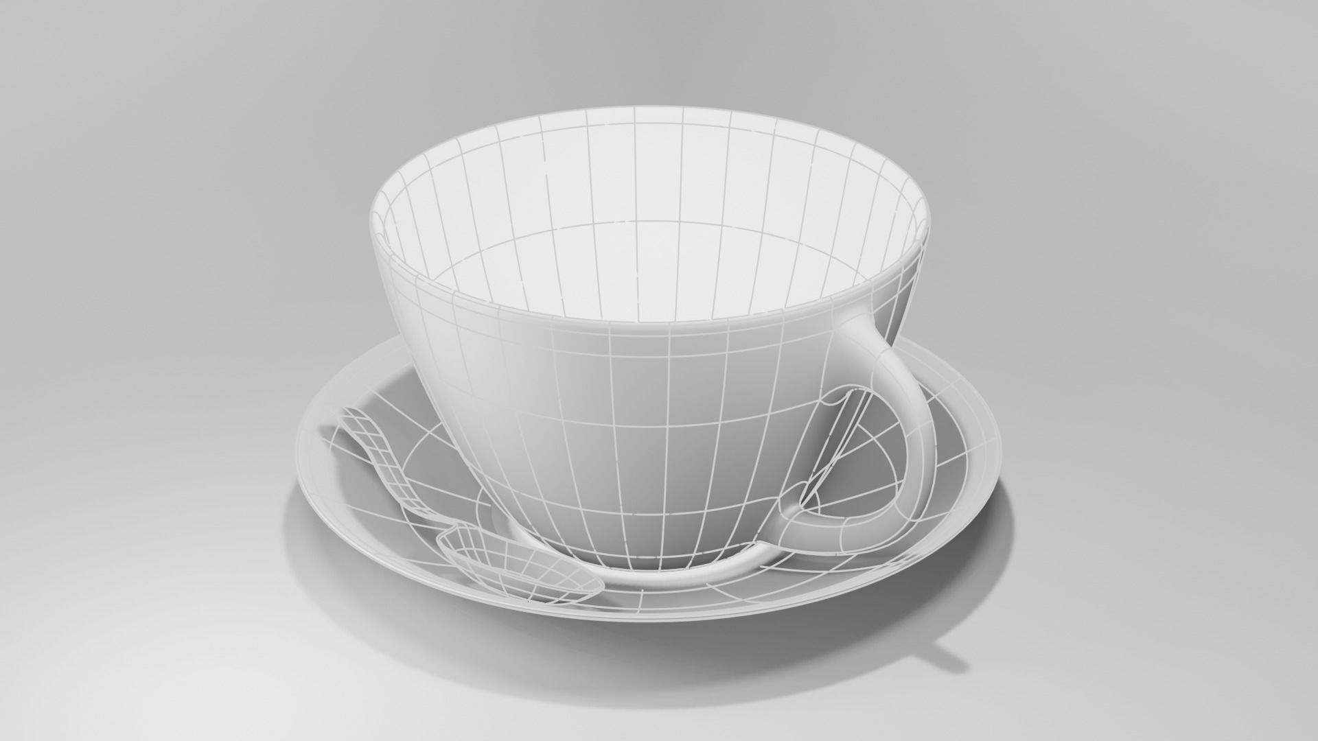 Cup of tea 3D model_2