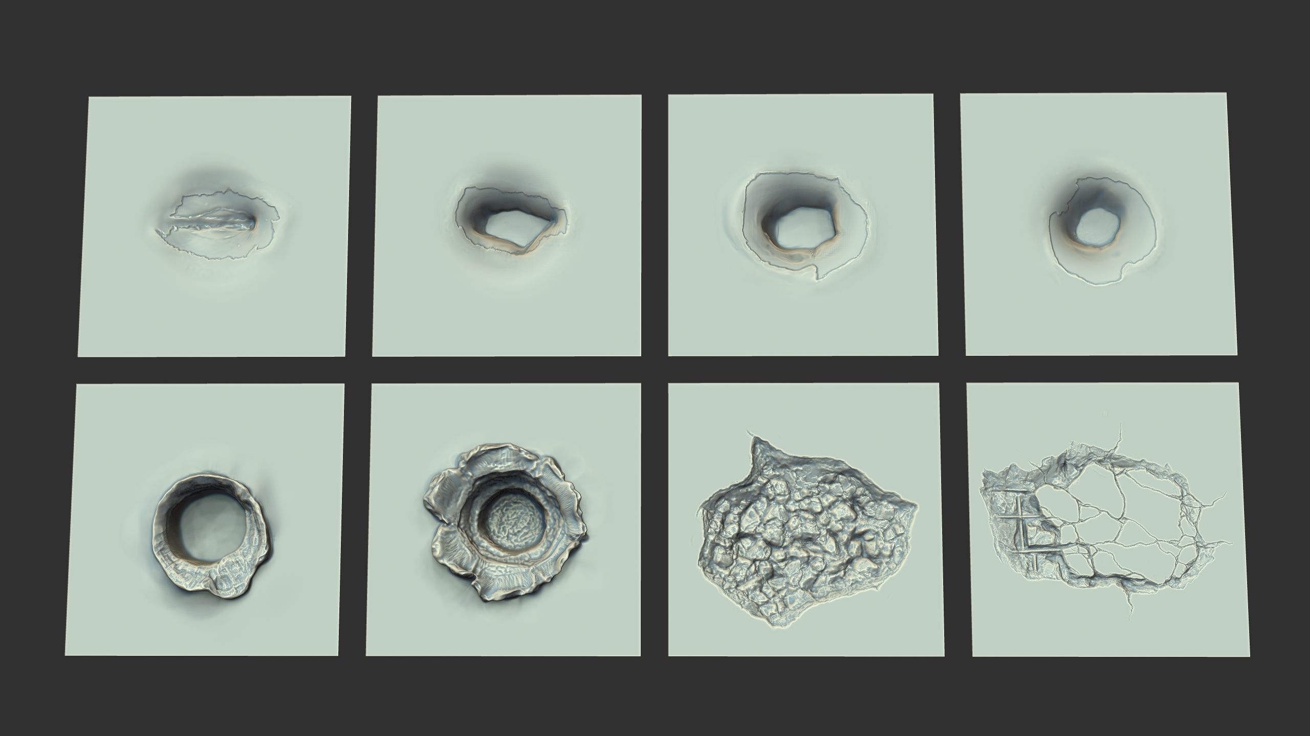 Impact Damage Pack 2 3D model_4