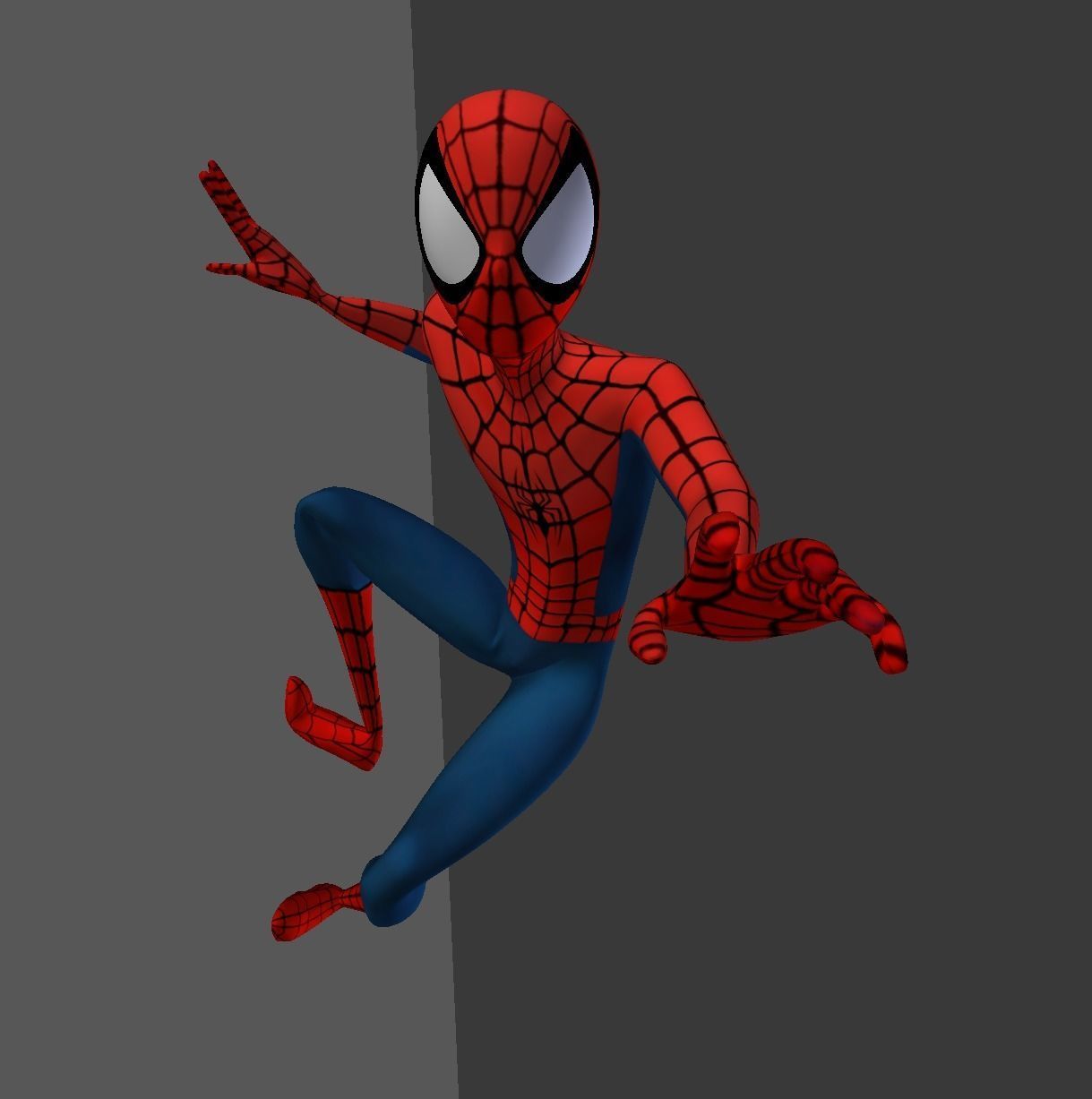 Ultimate Spiderman Model Low-poly 3D model_6