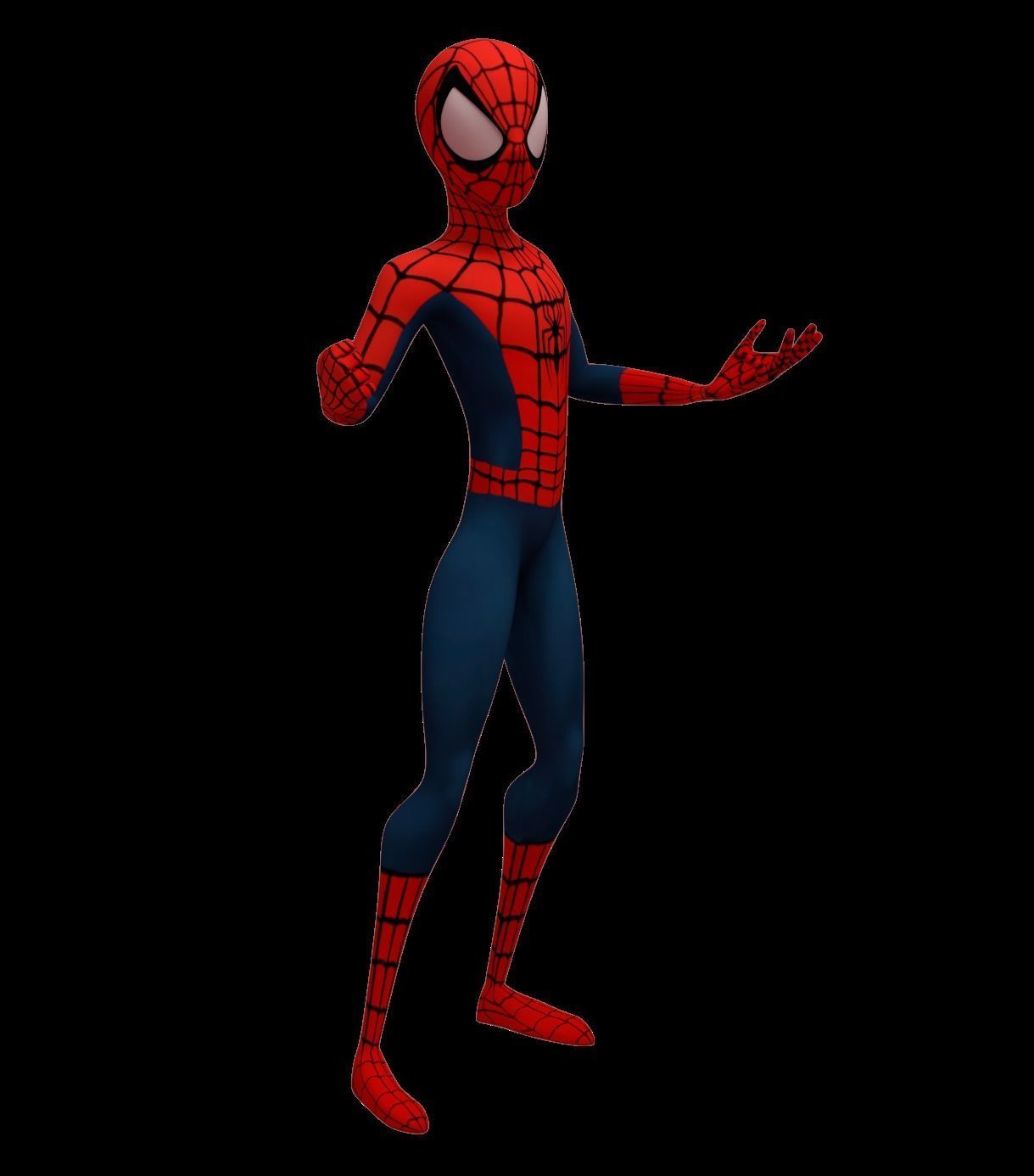 Ultimate Spiderman Model Low-poly 3D model_2
