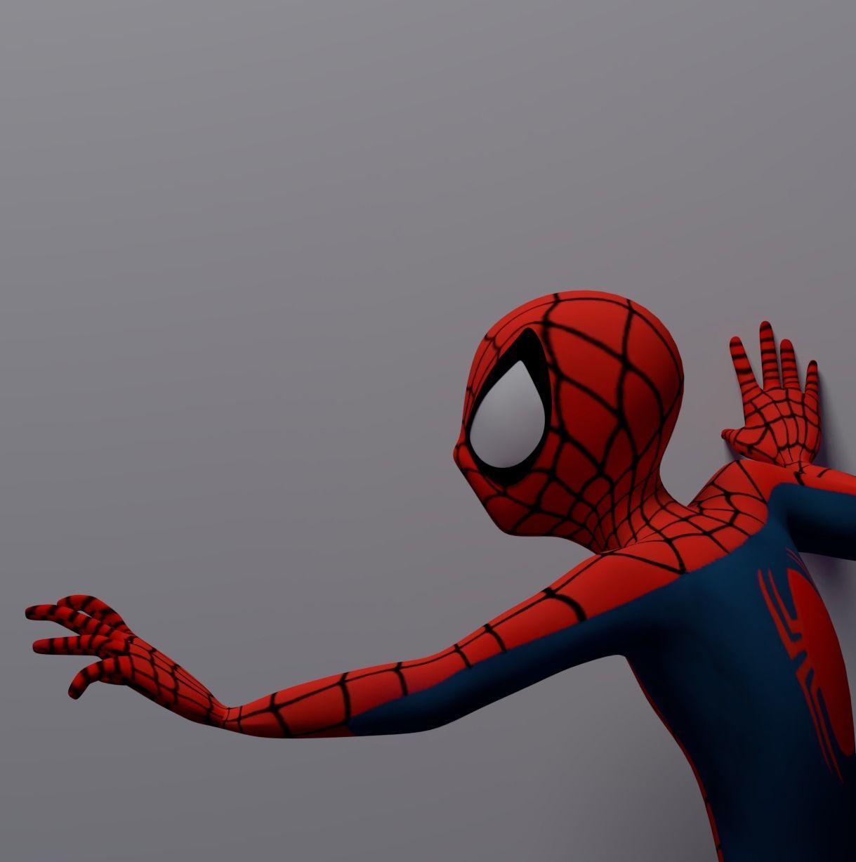 Ultimate Spiderman Model Low-poly 3D model_4