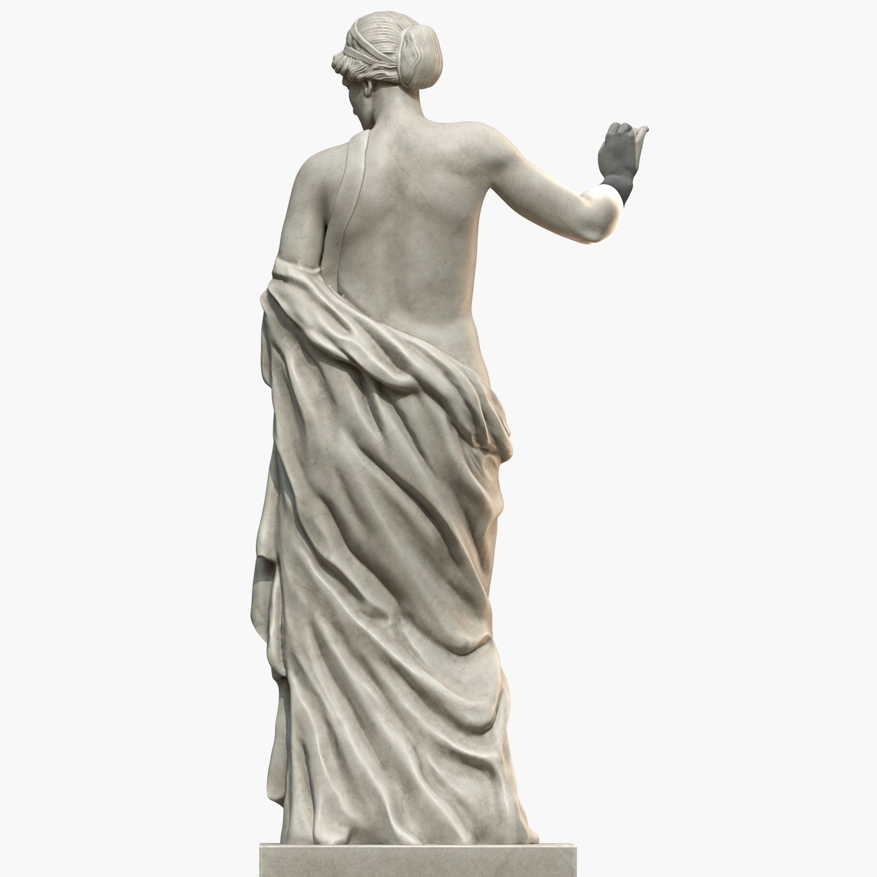 Venus statue of aphrodite 3D model_1