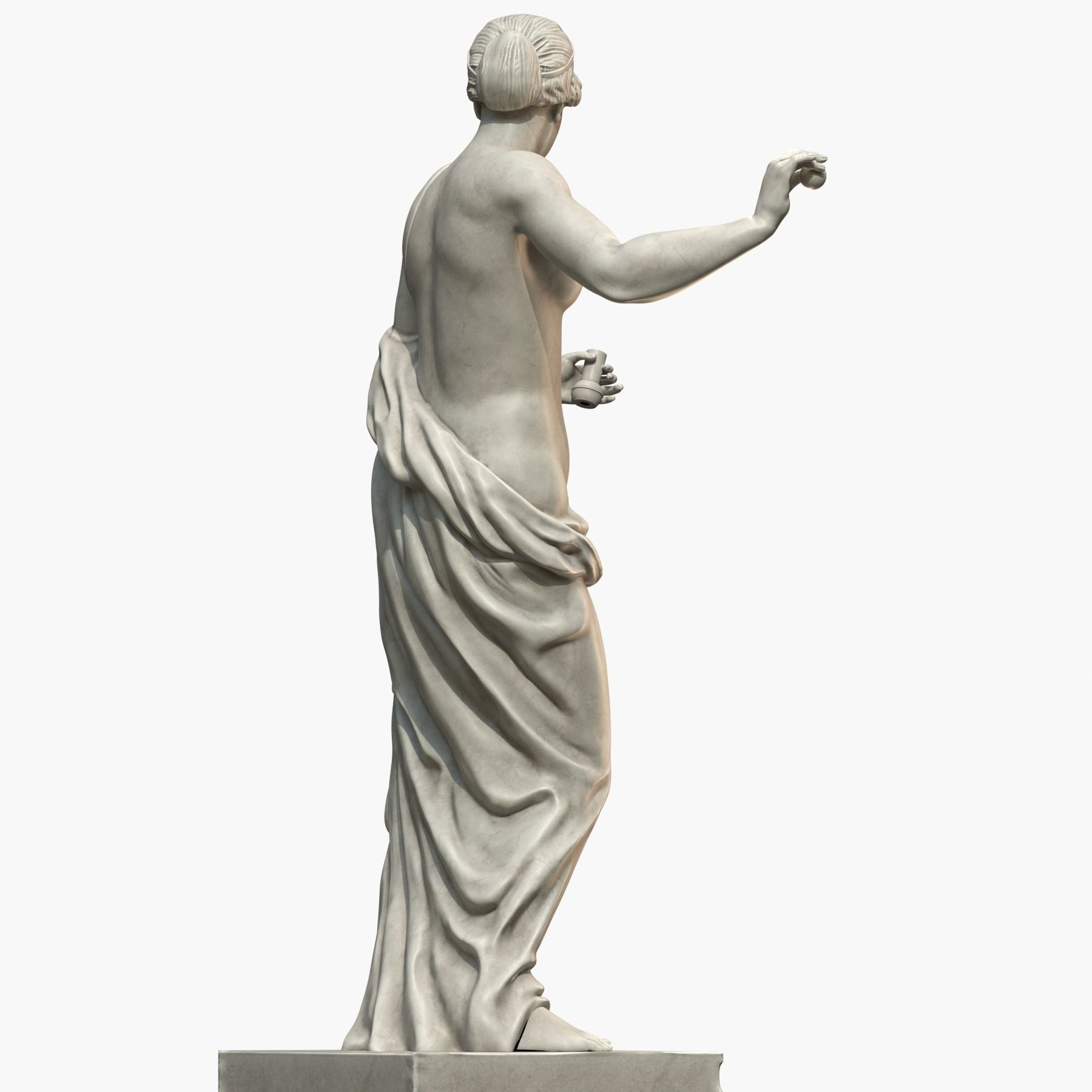 Venus statue of aphrodite 3D model_20