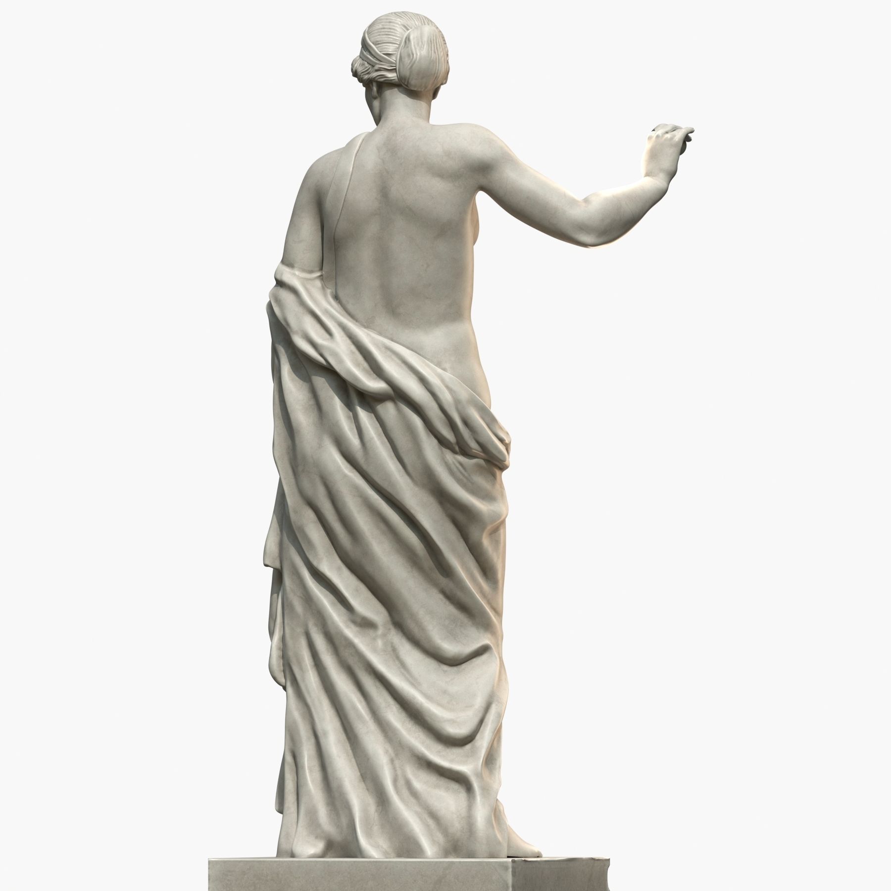Venus statue of aphrodite 3D model_22