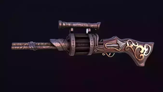 Steampunk stylize sniper