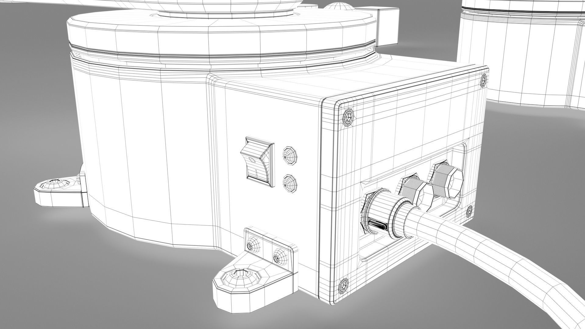 Industrial Robotic arms set 3D model_17