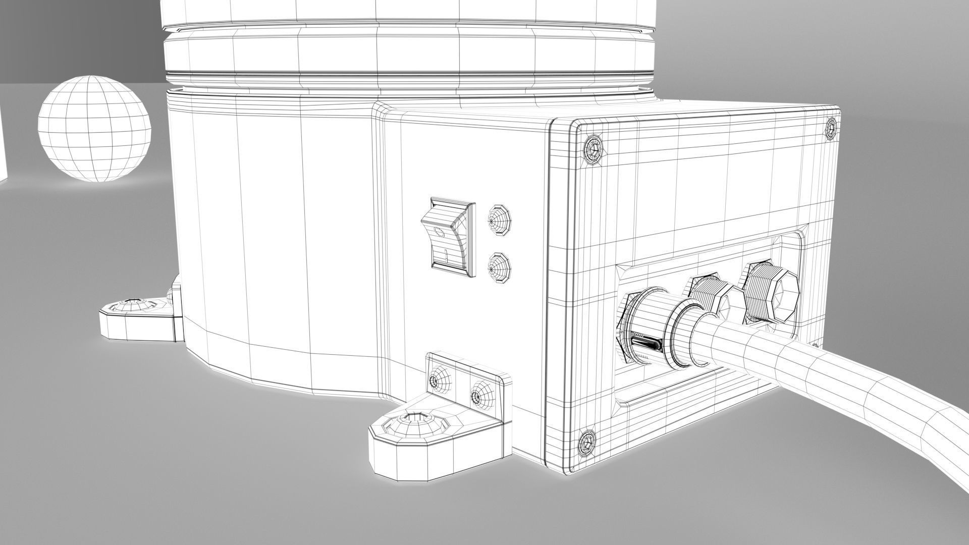 Industrial Robotic arms set 3D model_21