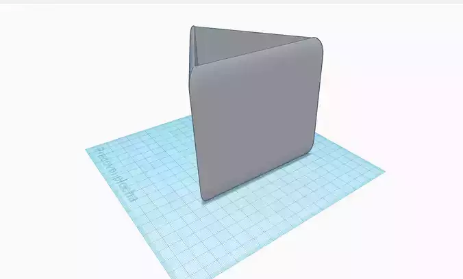 Minimalistic triangle flower pot