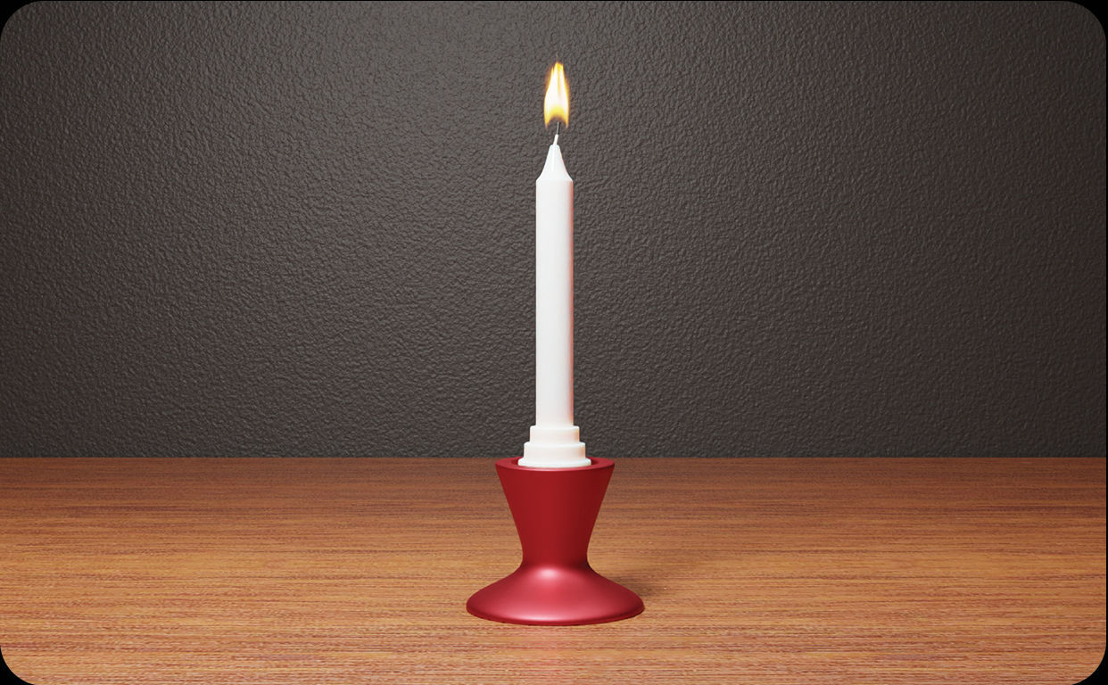 Candle Holder Design stl file for 3d printing 3D print model_1