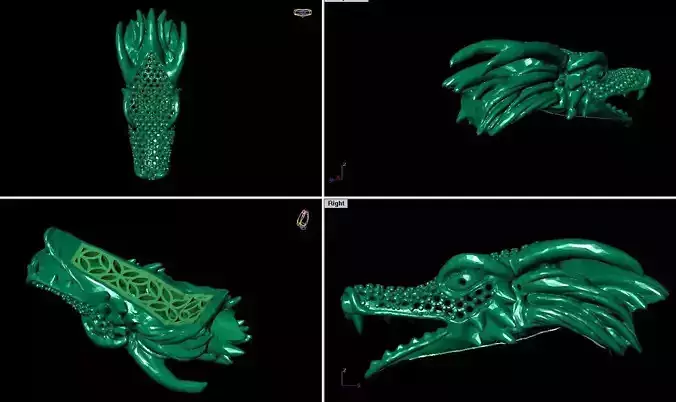 Dragon Full Gem model