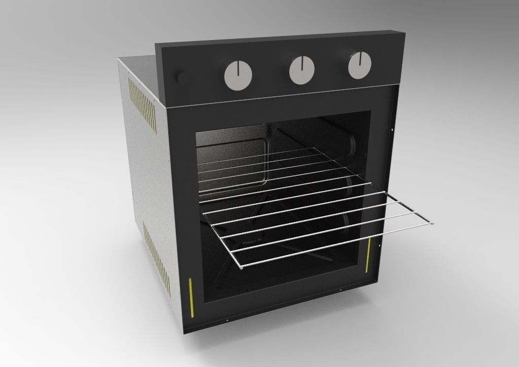 Horno empotrado -  Built-in oven 3D model_10