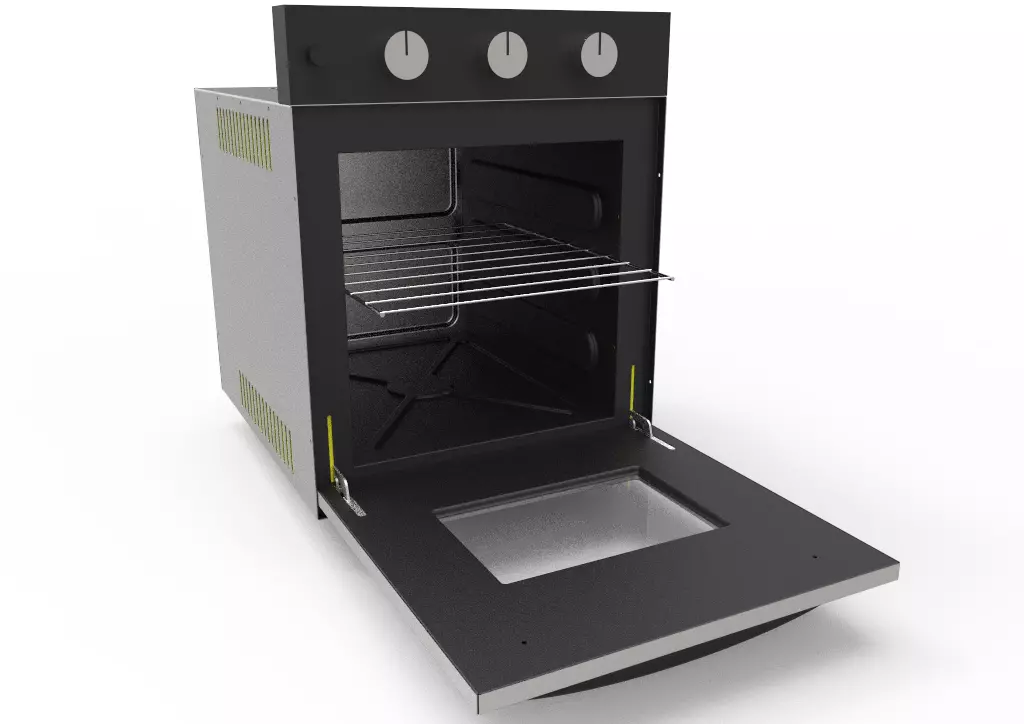 Horno empotrado -  Built-in oven 3D model_0