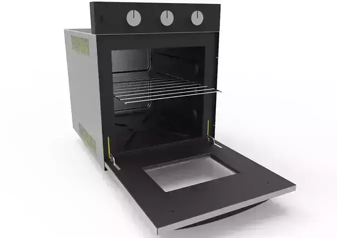 Horno empotrado -  Built-in oven 3D model