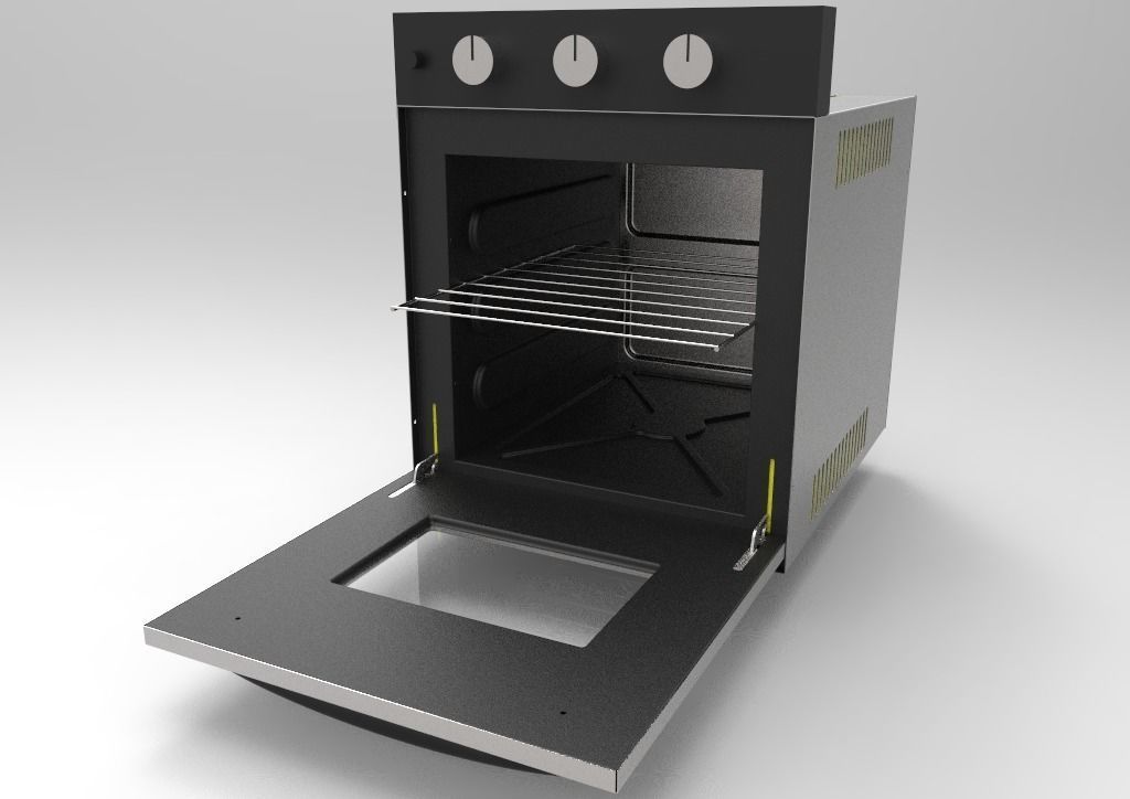 Horno empotrado -  Built-in oven 3D model_14