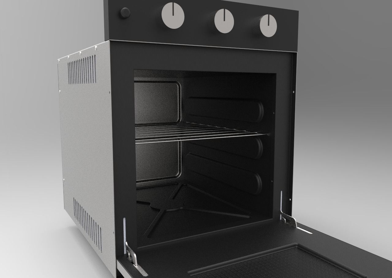 Horno empotrado -  Built-in oven 3D model_2