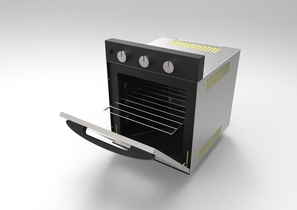 Horno empotrado -  Built-in oven 3D model_13