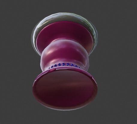 Brilliant Flagon for Decoration Low-poly 3D model_5