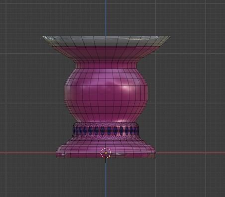 Brilliant Flagon for Decoration Low-poly 3D model_11