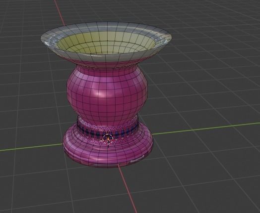 Brilliant Flagon for Decoration Low-poly 3D model_12