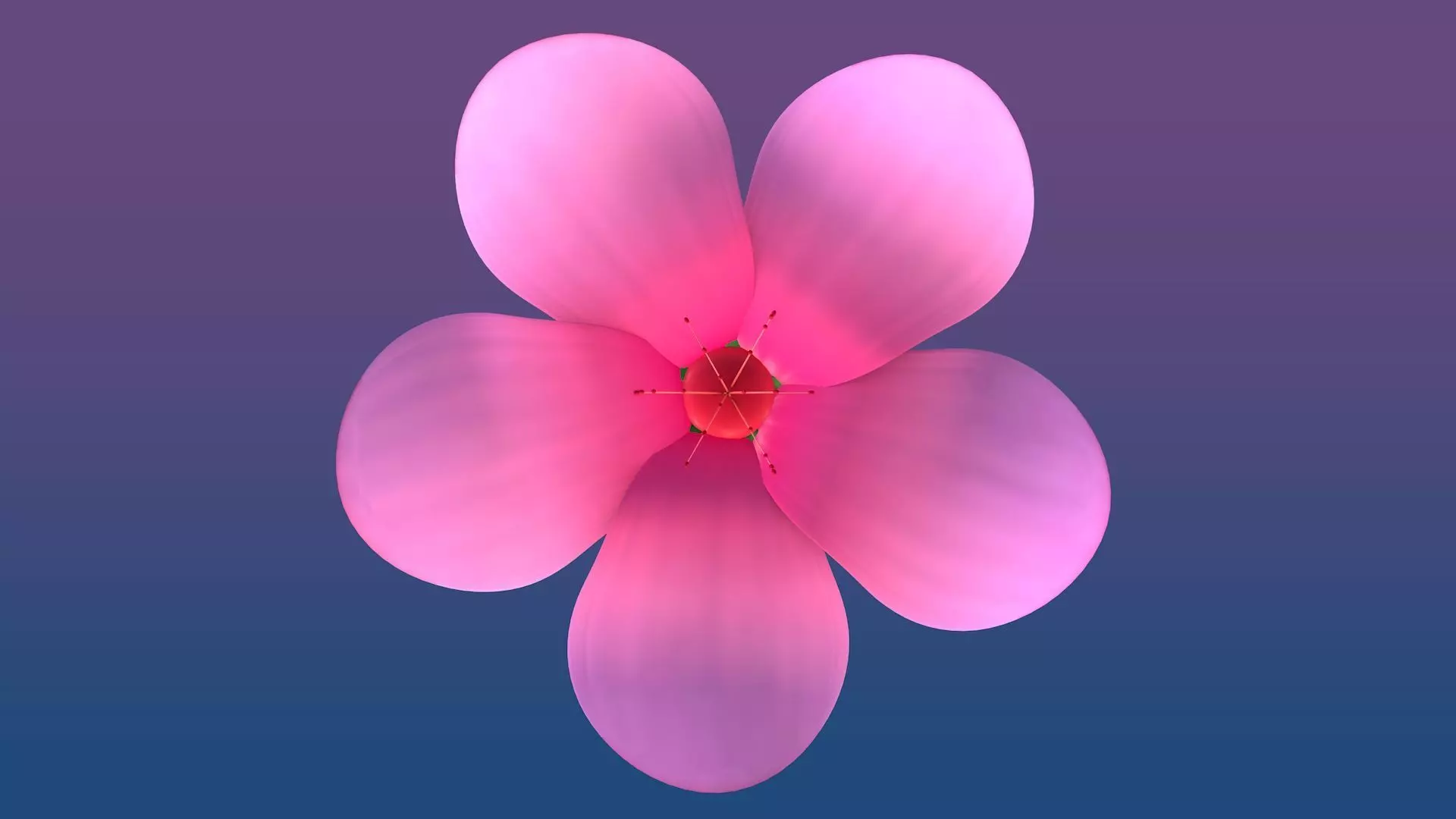 Cherry Blossom - Sakura Low-poly 3D model
