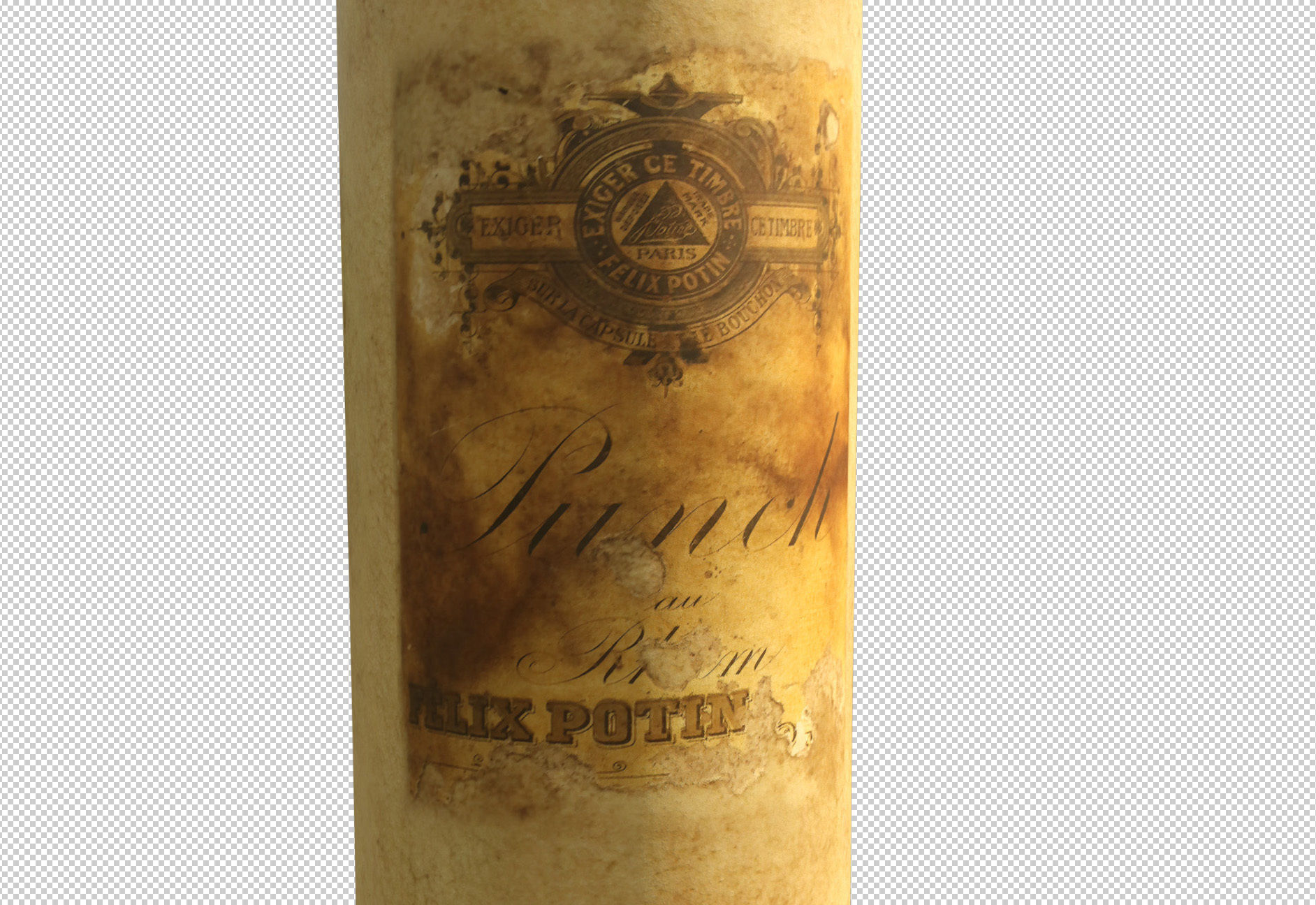 Old French Bottles Collection 3D model_8