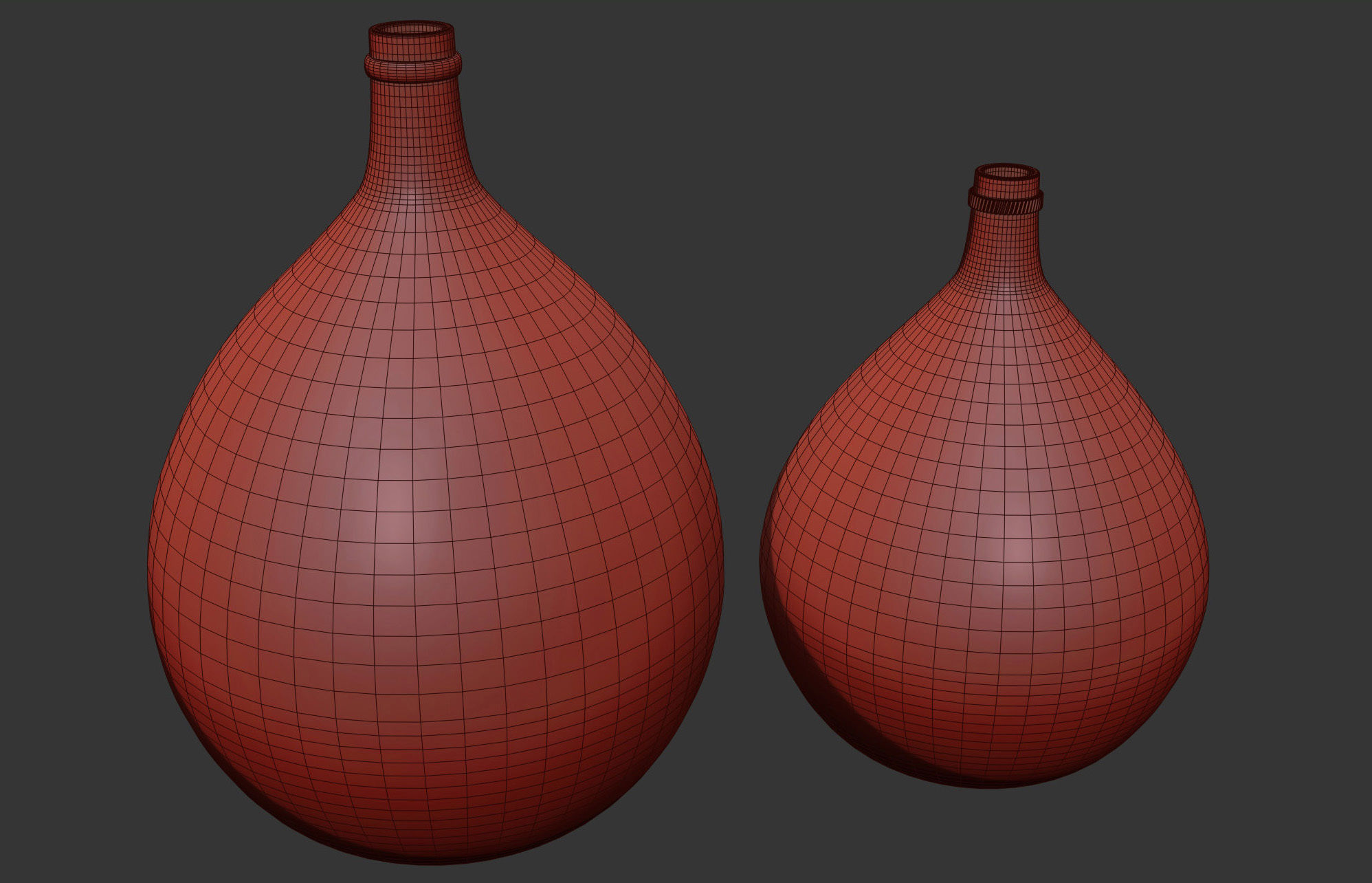 Old French Bottles Collection 3D model_12