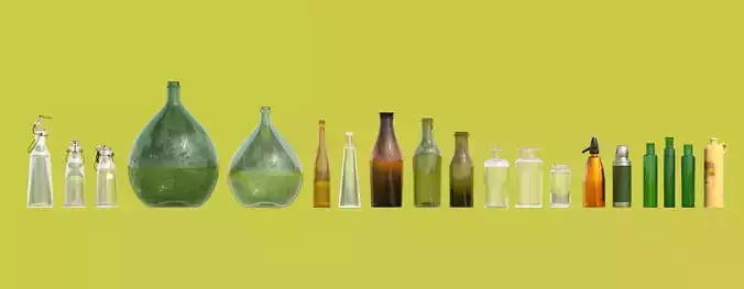 Old French Bottles Collection