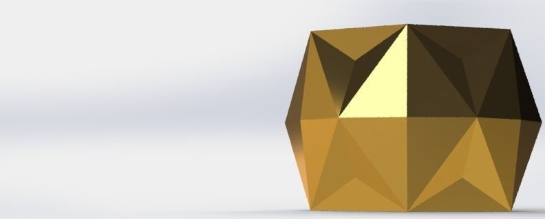 GEOMETRIC PLANTER 3D print model_3