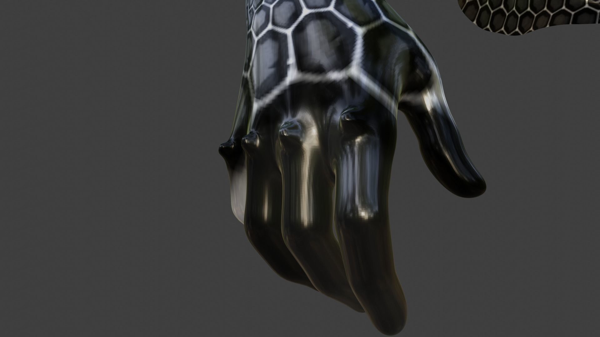 Armored skin  3D model_4