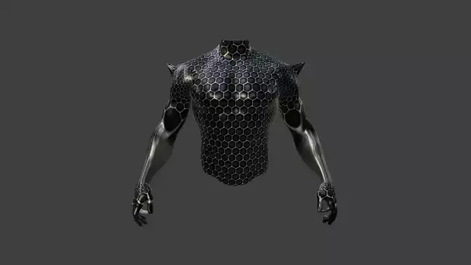 Armored skin  3D model