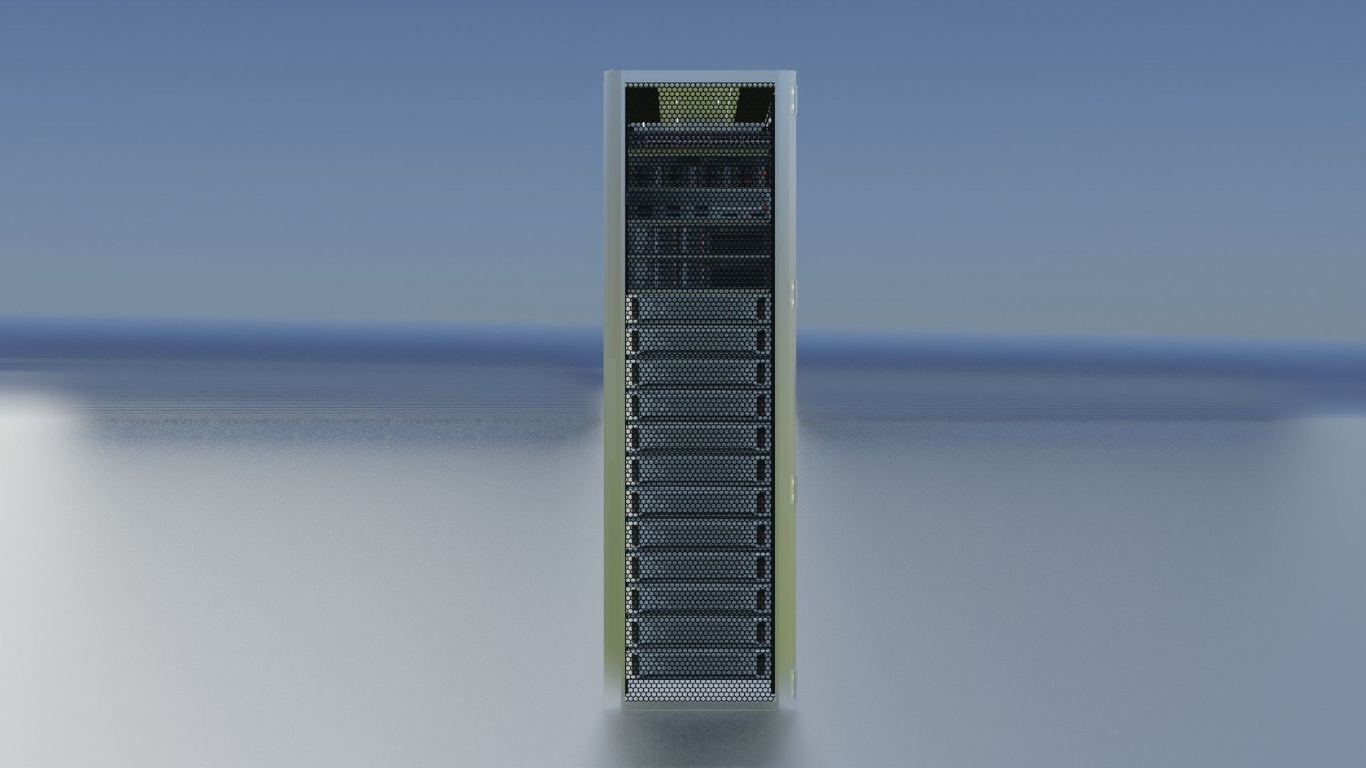 Server Rack  Server Rack 42U  Width 600mm  Rack Cabinet 3D model_2