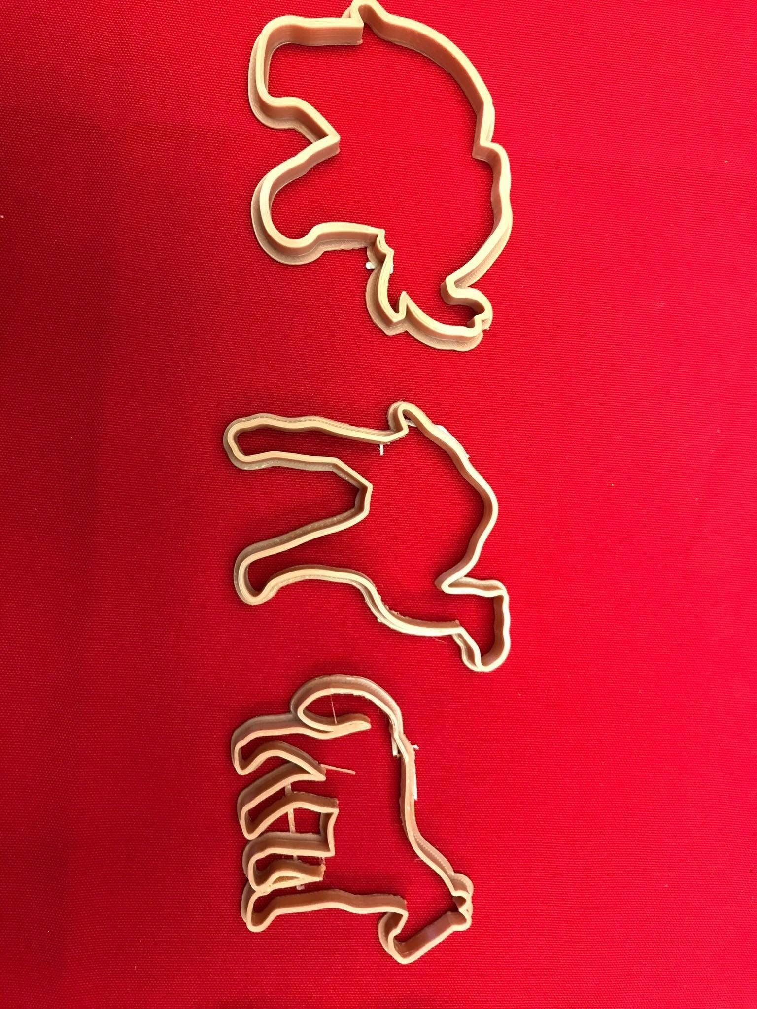 3 Wise Men and Animals Cookie Cutters Pack 3D print model_2