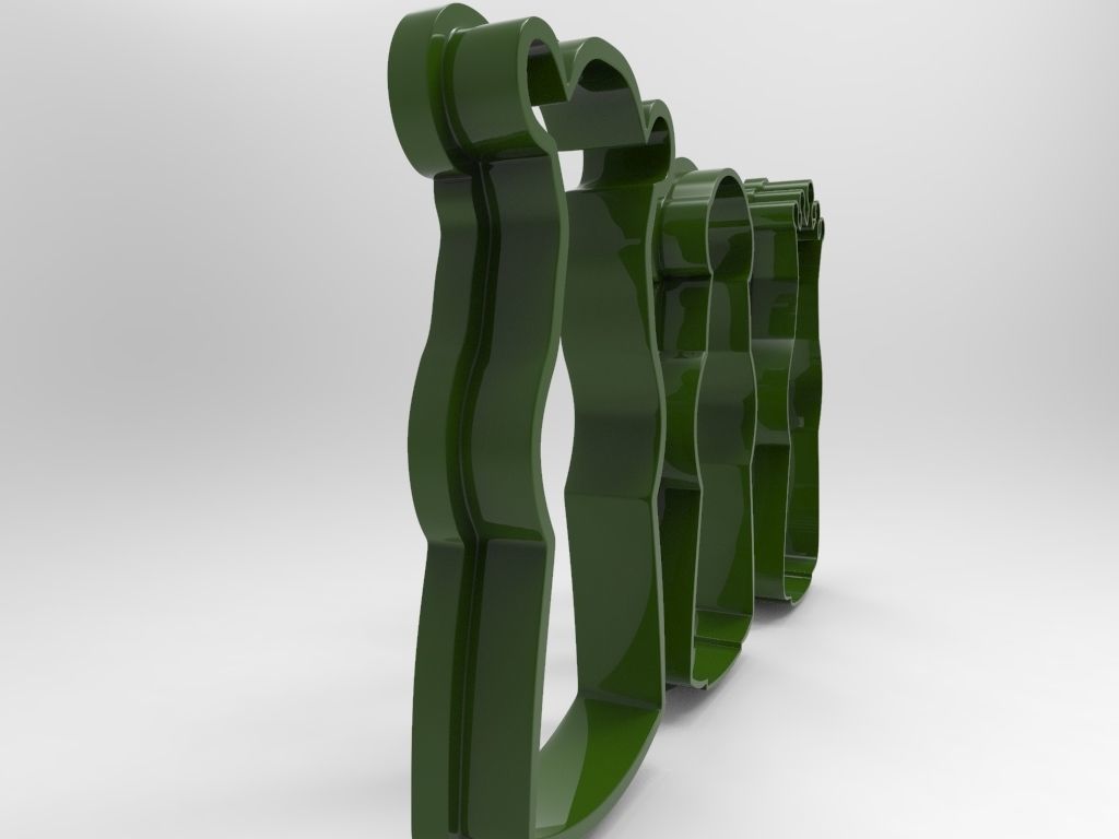 3 Wise Men and Animals Cookie Cutters Pack 3D print model_6