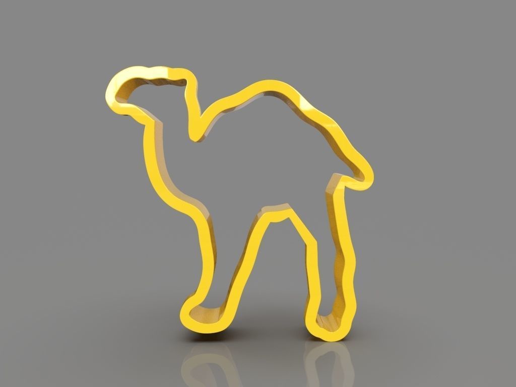3 Wise Men and Animals Cookie Cutters Pack 3D print model_8