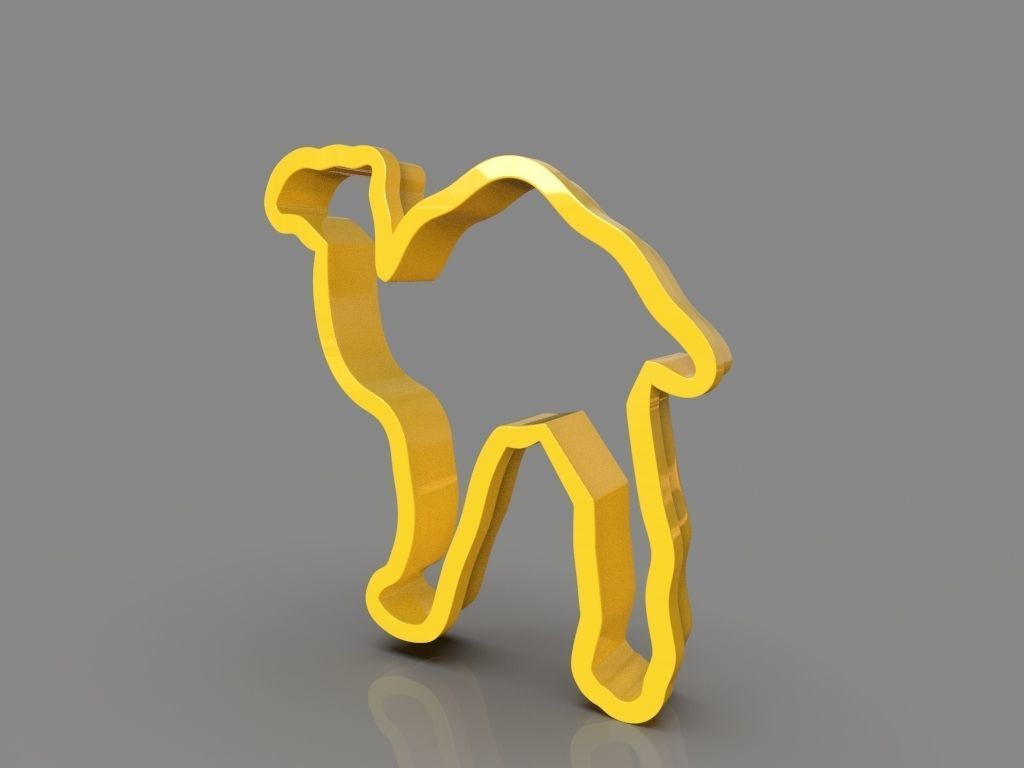 3 Wise Men and Animals Cookie Cutters Pack 3D print model_9