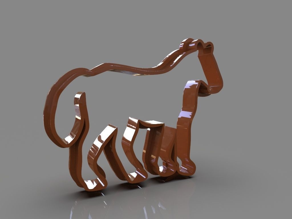 3 Wise Men and Animals Cookie Cutters Pack 3D print model_24