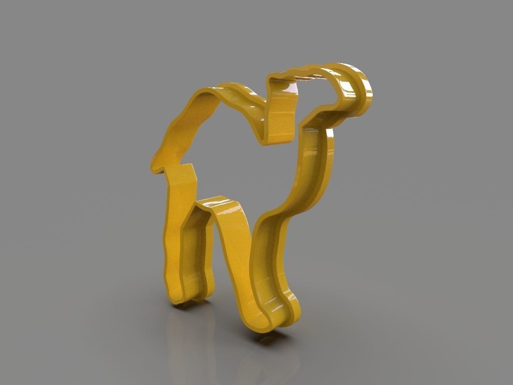 3 Wise Men and Animals Cookie Cutters Pack 3D print model_11