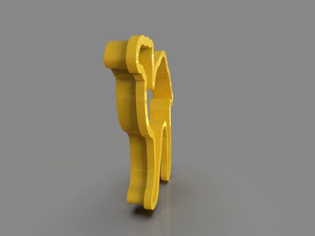 3 Wise Men and Animals Cookie Cutters Pack 3D print model_12