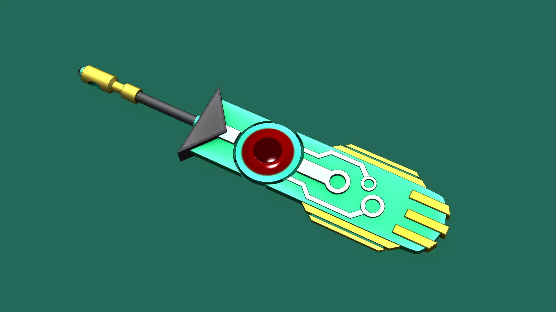 Transistor Sword - KeyChain Collectible - Printable 3D print model_0