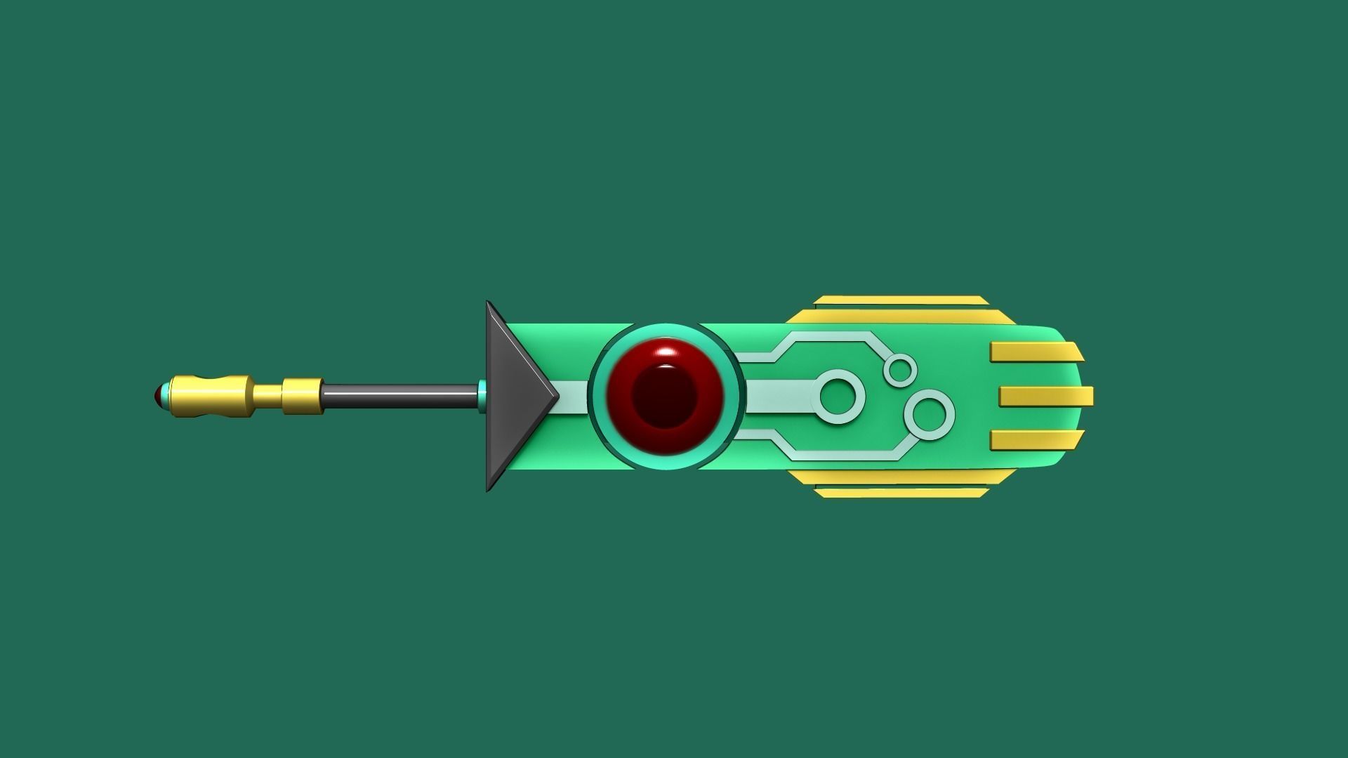 Transistor Sword - KeyChain Collectible - Printable 3D print model_2